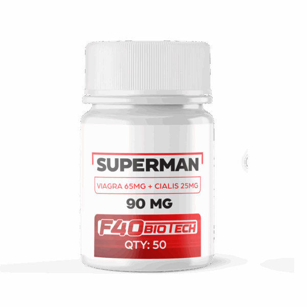 Superman 80mg (65 mg Viagra, 25mg Cialis) x 50 QTY