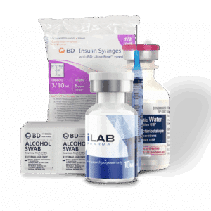 GLP-2 TRZ 10MG KIT – dual GIP and GLP-1 receptor agonist KIT  [10MG VIAL+WATER+SYRINGES+ STERILE WIPES ] COMPLETE  -  LAB TEST JAN/2025 99.46%