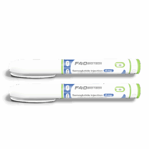 2 PACK - F40 Semaglutide (Generic Ozempic) pen 4mg - Adjustable dosage pen .25MG/.5MG/1MG injection. 3 SETTINGS