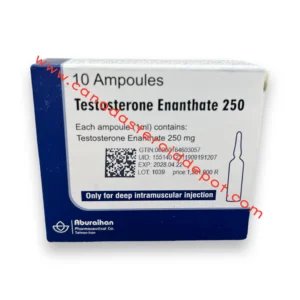 Aburaihan Testosterone Enanthate 250mg/mL – 10 × 1mL Ampoules