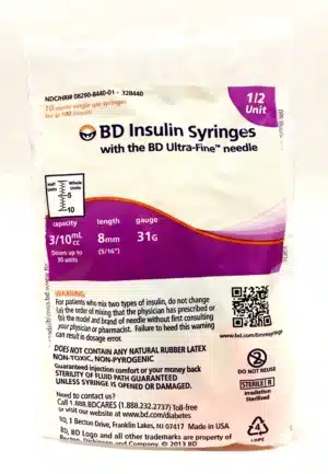 BD Insulin Syringes with BD Ultra-Fine Needle