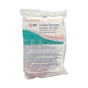 30G x 8mm 1mL BD Insulin Syringes with BD Ultra-Fine Needle -10 PACK   For Peptides/HGH Etc.