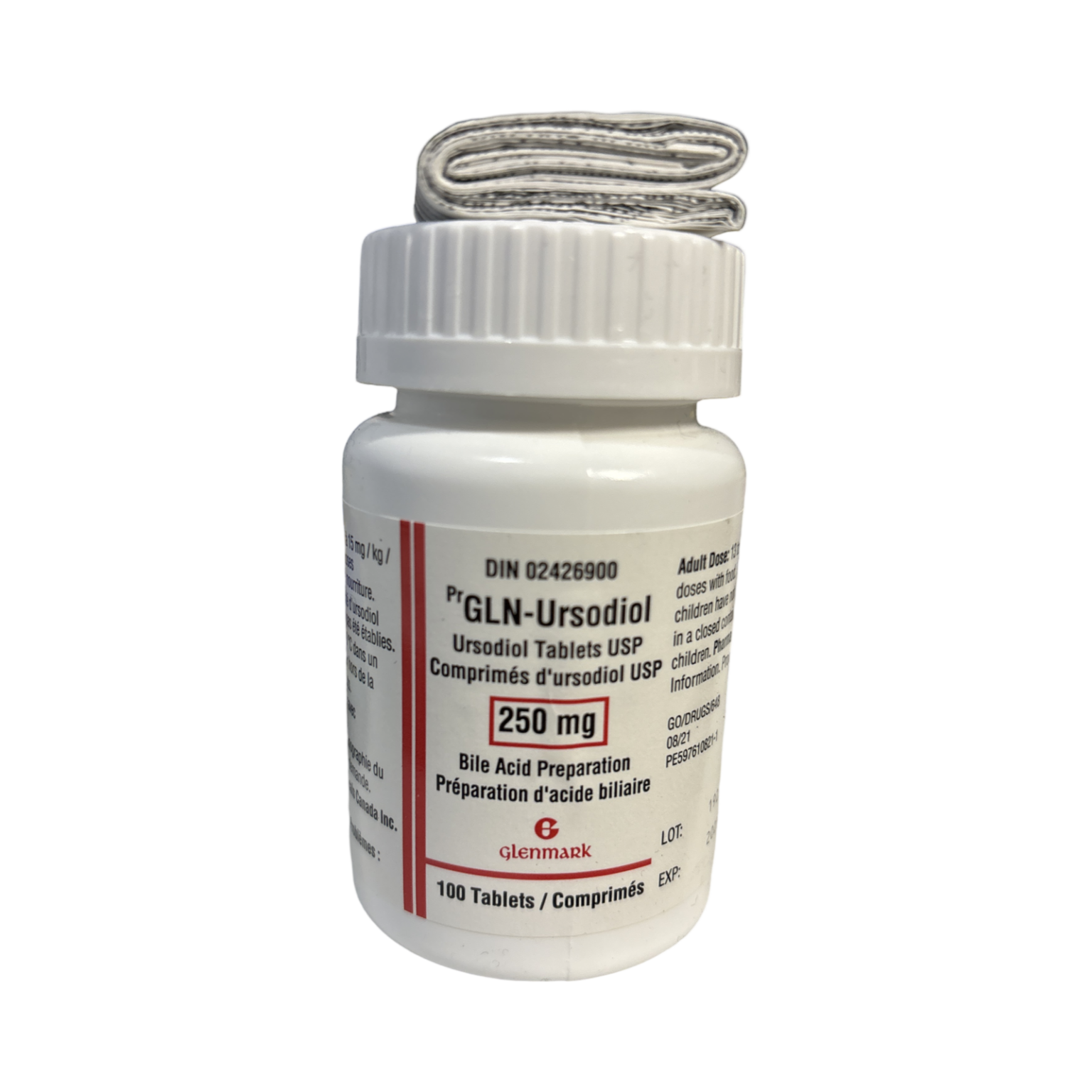 GLN Ursodiol Liver support 250mg x 100 Canada Steroid Depot