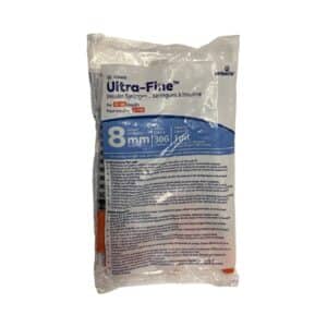 Insulin syringe - blue bag  bd/embecta - 30G x 8mm 1mL -10 PACK   For Peptides/HGH Etc.