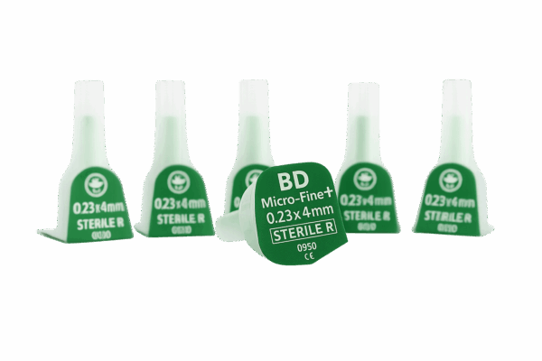 BD Micro-Fine Plus Pen Needles Plus 32G - 4mm  X 10 PACK [10 TIPS] Bd Green