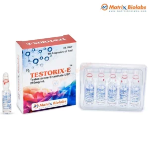 Testorix-E (Testosterone Enanthate) 250 kit (10 ampules) pharma  - Matrix or Evolve brand - no retail box - imported