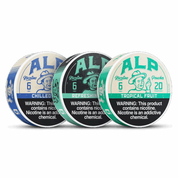 ALP - Nicotine Pouches - 6 mg or 12 mg [3 FLAVORS] - Single or 6 Pack