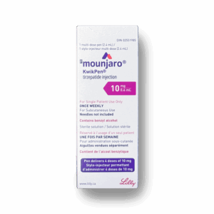 Mounjaro® 10mg/0.6mL – 2.4mL multi-dose KwikPen® (tirzepatide Injection Pen) – Lilly (AUTHENTIC)