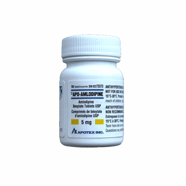 Amlodipine (Norvasc) 5mg x 100 | CANADA PHARMACEUTICAL GRADE