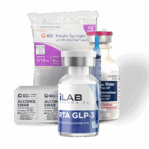 GLP-3 RTA  [Triple G]  10mg KIT  [10MG VIAL+WATER+SYRINGES+ STERILE WIPES ] COMPLETE  -  NEW LAB TEST NOV/2025 99.49%
