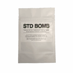 Std Bomb - Cefixime 400mg + Azithromycin 1000 mg (1 gram) - Broad spectrum atibiotic combo