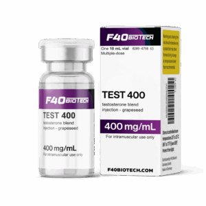 TEST 400 - Carrier Oil: GRAPESEED  with Ethyl oleate - Double Filtered - F-40 Biotech Injectables Germany