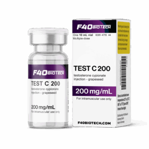 TEST C 200 - Carrier Oil: GRAPESEED with Ethyl oleate - Double Filtered  - F-40 Biotech Injectables Germany