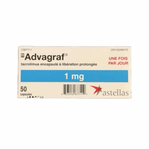 Tacrolimus 1mg X 50 (ADVAGRAF) | CANADIAN PHARMACEUTICAL GRADE