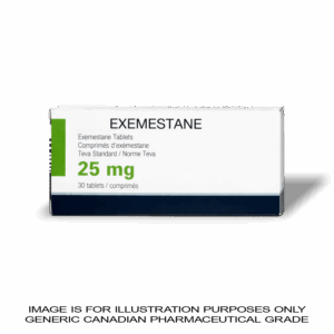 Exemestane (aromasin) 25mg  x 30 QTY[Anti-Estrogen] - Canadian Pharma Brand - (Recent price increase due to manufacture prices)