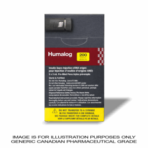 Humalog KwikPen 200iu/mL [5x3mL Insulin Pens | 3000iu TOTAL] | CANADIAN PHARMACEUTICAL GRADE