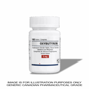 OXYBUTYNIN 5MG X 100 – CANADIAN PHARMACEUTICAL GRADE [ANTI-SWEAT]