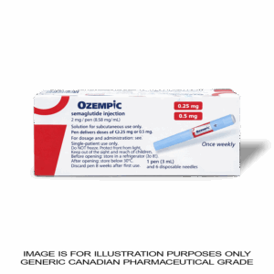 SEMAGLUTIDE PEN RED BOX 2mg- Adjustable dosage .25 or .5