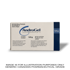 Testosterone Gel 5.0g  AndroGel - 30 Packets