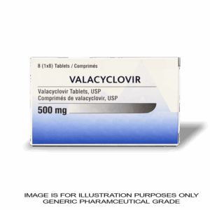 Valacyclovir VALTREX  500mg x 8 Tablets  [COLD SORES / HERPES]