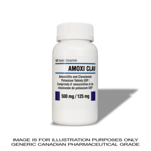 Amoxicillin-Clavulanate 500 mg/125 mg × 100 (bacterial infections)